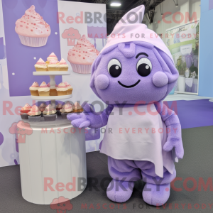 Lavender Cupcake mascot...