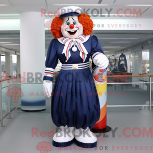 Marineclown mascottekostuum...