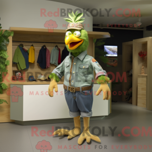 Olive Chicken Maskottchen...