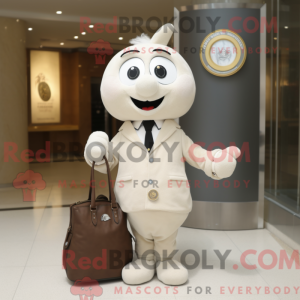 Cream Wrist Watch mascot...
