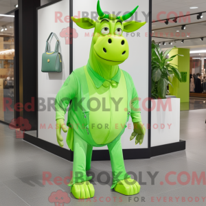 Limegrønn...