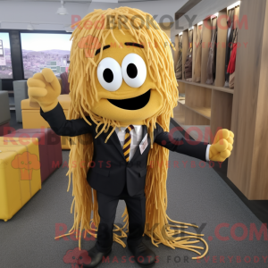 Gold Spaghetti mascot...
