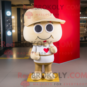 Cream Love Letter mascot...