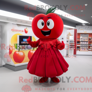 Red Apple-mascottekostuum...