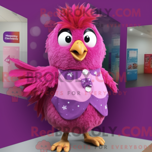 Magenta Quail mascot...