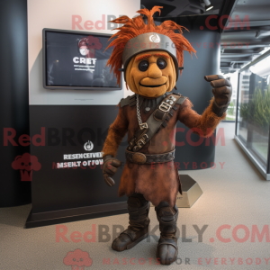 Rust Chief mascot costume...