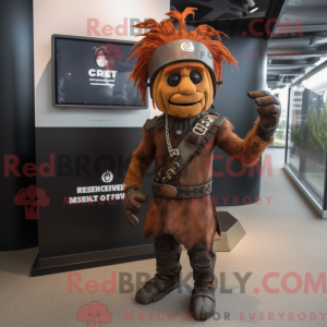 Rust Chief-maskotdraktfigur...
