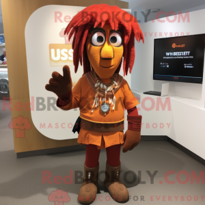Rust Chief mascot costume...