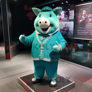 Figura de máscara de Teal...