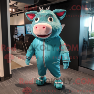 Figura de máscara de Teal...