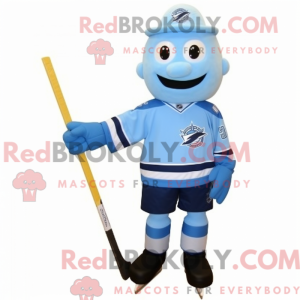 Sky Blue Ice Hockey Stick...