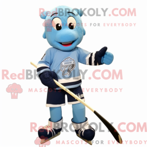 Sky Blue Ice Hockey Stick...