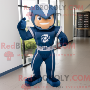 Navy Superheld Maskottchen...