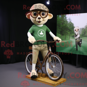 Olive Unicyclist mascot...