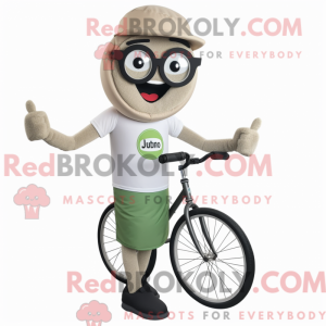 Oliven Unicyclist maskot...