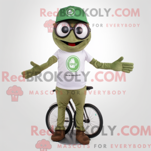 Oliven Unicyclist maskot...