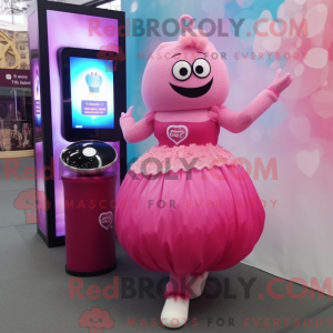 Pink Raspberry mascot...