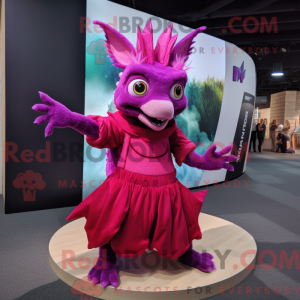 Costume mascotte Magenta...