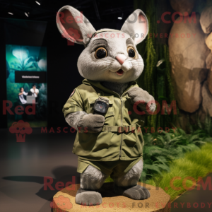 Olive Chinchilla mascot...
