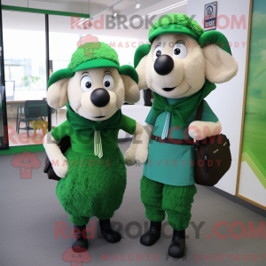 Forest Green Sheep mascot...