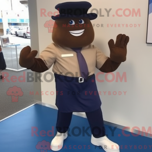 Navy Chocolate Bars mascot...