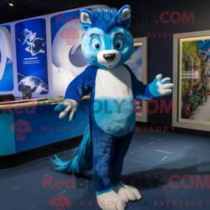 Maskottchenkostüm Blue...