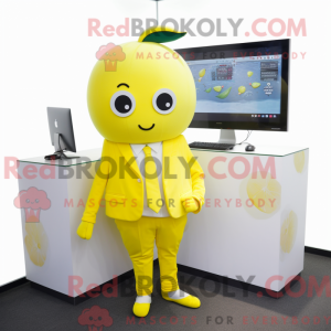 Lemon Yellow Computer...