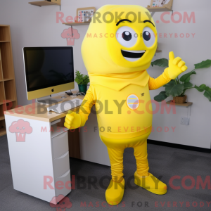 Citrongul Computer maskot...