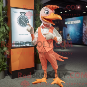 Peach Pterodactyl mascot...