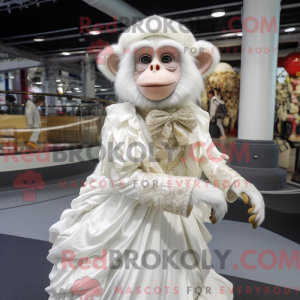 Máscara de Macaco Branco...