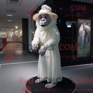 Máscara de Macaco Branco...