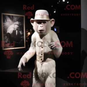 White Monkey mascot costume...