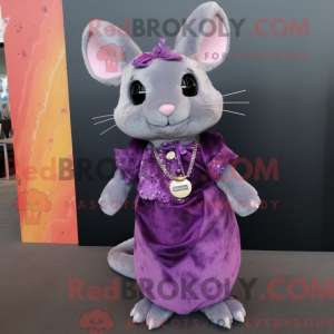Purple Chinchilla mascot...
