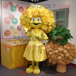 Gold Cauliflower mascot...