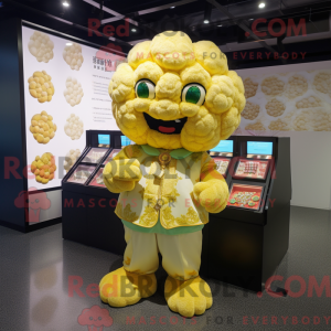 Gold Cauliflower mascot...