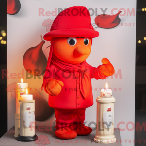 Red Scented Candle mascot...