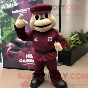 Postava maskota Maroon Para...