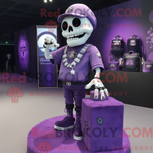 Purple Graveyard mascot...