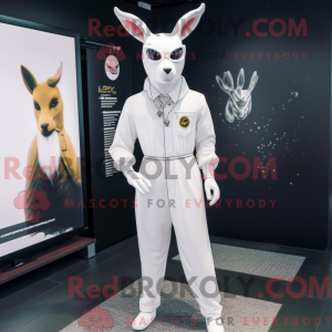 White Deer mascot costume...