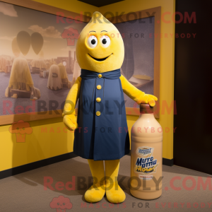 Navy Bottle Of Mustard...