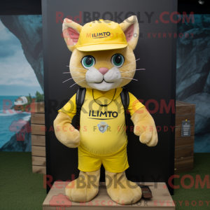 Lemon Yellow Lynx mascot...
