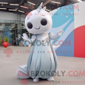 Silver Narwhal mascot...