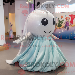 Silver Narwhal mascot...