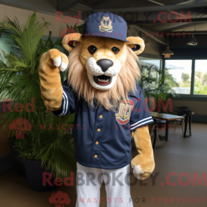 Navy Lion mascot costume...