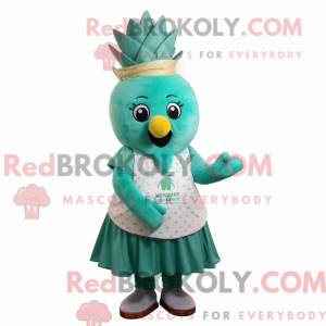 Teal Pineapple mascot...