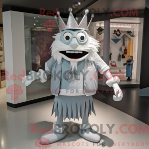 Silver King maskot kostume...