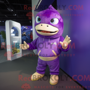 Disfraz de mascota Purple...