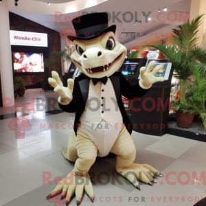 Tan Dragon Maskottchen...