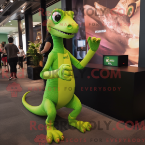 Limegrønn Coelophysis...