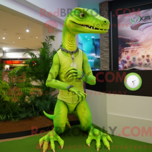 Limegrønn Coelophysis...